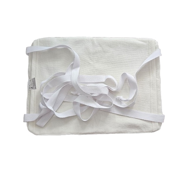 Compresa impermeabila pentru impachetari cu ulei de ricin in 3 straturi cu buzunar - şold