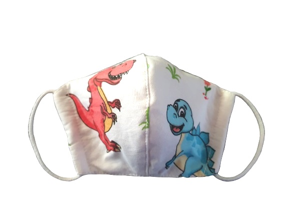 Masca de protectie ANALUCA pentru copii cu dinozauri